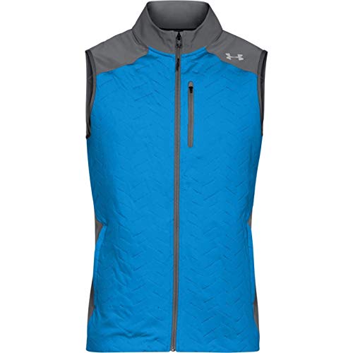 Gilet Under Armour Reactor homme noir thermique et coupe-vent pour le trail hivernal intensif