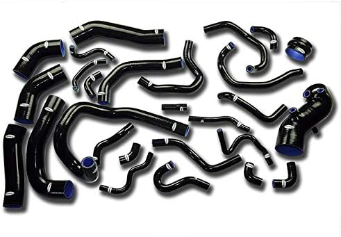 KIT DE MANGUERA DE RADIADOR DE SILICONA Y MANGUERA DE ADMISIÓN Y TUBOS DE MANGUERA INTERCOOLER PARA 86 87 88 89 90 91 92 TOYOTA SUPRA MK3 MA70