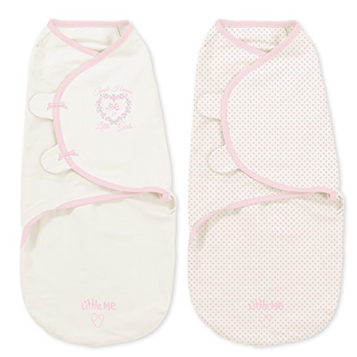 Image of Little Me Original Swaddle 2-PK Thank Heaven for Little Girls (SM)