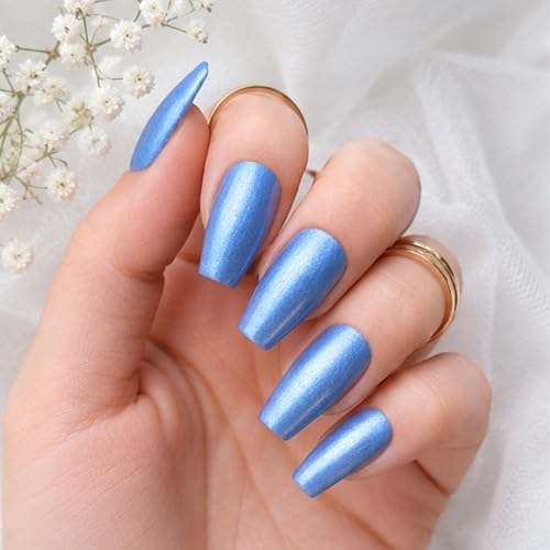 Image of Nail Polish for Women Metallic Finish Nail Paint 12 Toxin Free Long Lasting Quick Dry Vegan & Cruelty Free by Indie Nails (Aqua Gir)