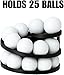 SNCIDSGE Golf Ball Launcher, Automatic Golf Ball Dispenser with Foot Pedal, 25-Ball Capacity Training Tee Machine with Foot Pedal for Indoor Outdoor Practice (Black,Full Package)