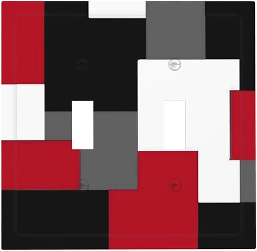 Miniatura 151 de Cubierta de Interruptor de Luz de Palanca de 1 Gang con Estampado de Bosque de Pinos Rústico Campestre, Cabaña Lodge Granero Bosque Forestal de