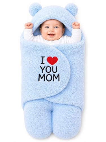 Image of BRANDONN Baby Blanket Newborn Gift Pack of Swaddle Wrapper, 0-9 Months, Length 68 cm x Width 68 cm