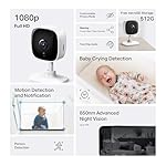 Tapo by TP-Link 1080P Indoor Security Camera for Baby Monitor, Pet Camera w/Motion Detection, 2-Way Audio Siren, Night Vision, Cloud & SD Card Storage, Works w/Alexa & Google Home, C100(4-Pack) - Image 2