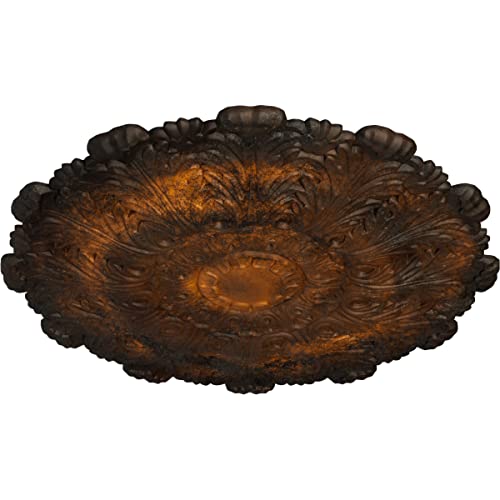 Image of Ekena Millwork CM31DURUS Durham Ceiling Medallion, Rust, 31 inchOD x 1 1 /2 inchP