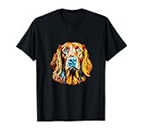 setter irlandese pop art i dog lover i splash art setter irlandese maglietta