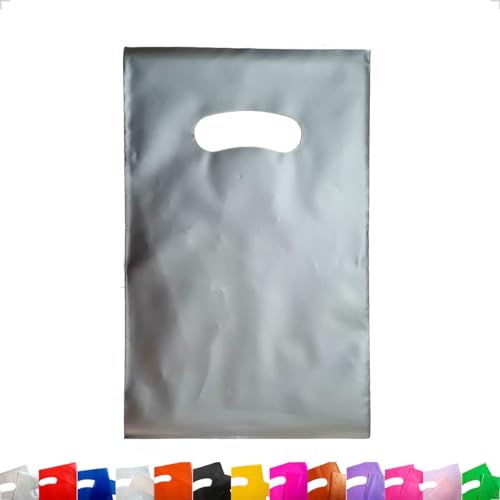 Sacola Plástica Alça Boca vazada 20x30 com 100 unidades (Sortido)