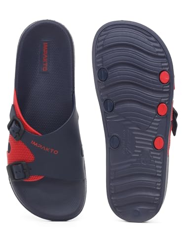 Image of Impakto Sleek Shift Flip Flop for Men | Comfortable Stylish Lightweight Water Resistant Slippers | Anti-Skid Soles | Indoor & Outdoor Chappal | Everyday Essentials