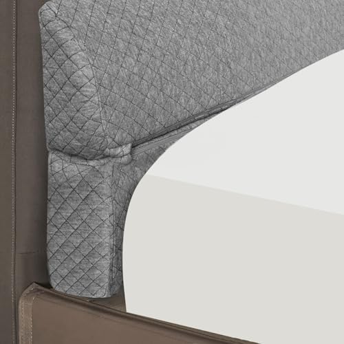 FOUXTEL 4 Modes Pillow Wedge for Headboard Gap Foldable Bed Wedge Pillow Bed Gap Filler King Size Fill The Gap (0-7) Mattress Gap Filler Long Pillow Between Headboard and Mattress