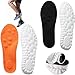 2PCS Memory Foam Insoles with Arch Support for Steppers, Running & Men/Women Comfort Massage Inserts
