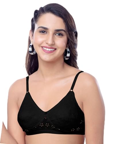 Image of Brida Italia Women's Cotton Minimizer Saree Bra - Full Coverage, Comfortable Wear