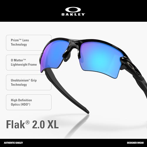 Image of Oakley Flak 2.0 XL OO9188 Rectangle Sunglasses for Men for Women