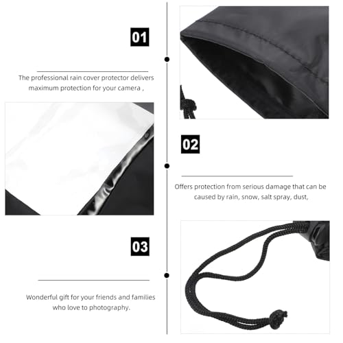 Funda para cámara en días lluviosos Operitacx protector impermeable para fotografía exterior 7