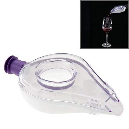 Birud® 1Pc White Red Wine Aerator Pour Spout Bottle Stopper Decanter Pourer Aerating Wine operner Wine Opener and Stopper