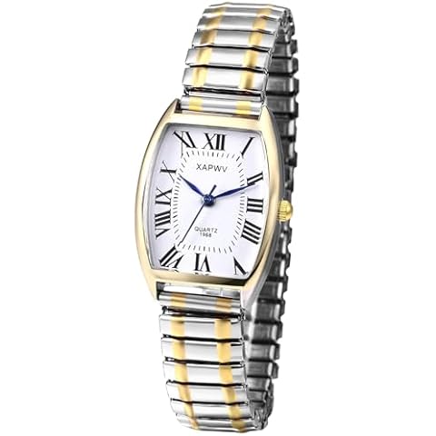 Oidea Gold Silver Elastic Strap Watch Cover