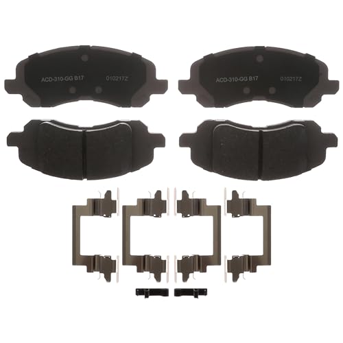 Plaquettes de frein céramique ACDelco 14D1285CHF1 de rechange pour freinage avant