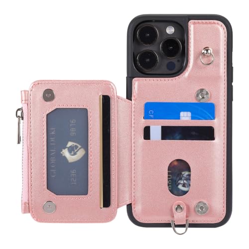 Étui portefeuille iPhone 12 Pro Max résout le transport encombrant avec sangle