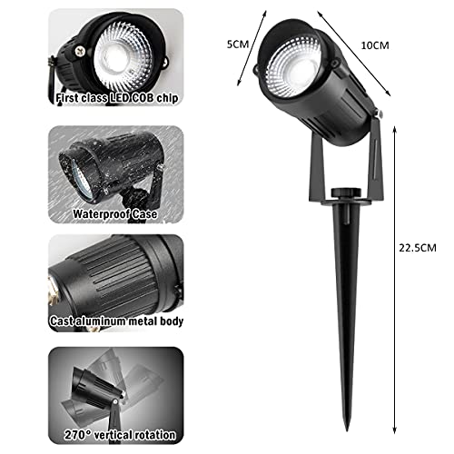 T-Sunus Led Landscape Color Changing Lights Rgb Landscape Lighting With Transformer 12V-24V Low Voltage Outdoor Spotlights Garden Lights With Remote Control #TOP2