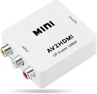 Adaptador Conversor AV RCA para HDMI Escalonamento Hardware Full HD Marca: Outros (Megamix)