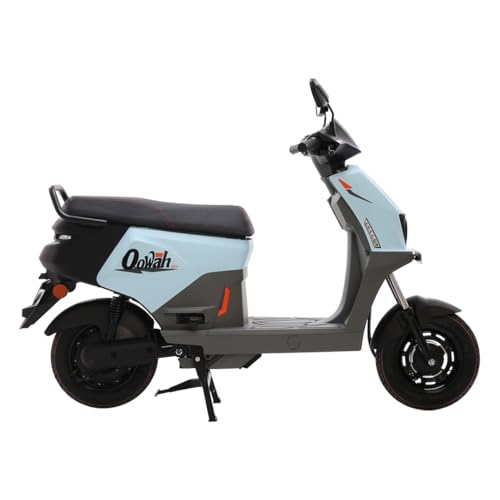 Image of Oowah EX Electric Scooter | 105 km Range | ~5-6 hrs Fast Charging | Removable Lithium-ion Battery with 5-Year / 50,000 km Warranty | Colour: Laguna Blue (Ex Showroom)