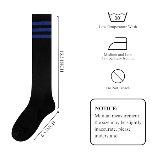 Image of Knee High Socks for Women, Long Tall Knee Tube Socks