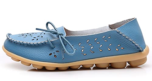 Image of VenusCelia Women's Breathable Comfort Walking Office Flat Loafer