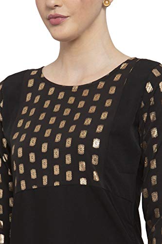 Image of ALC Creation Women's Crepe Printed Straight Kurti