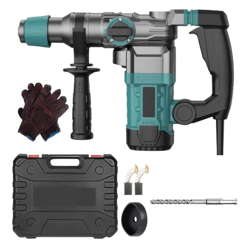 Martello Perforatore Elettrico Rotativo For Calcestruzzo 1200W Martello/trapano/piccone For Demolizione, Scanalatura Del Robusto E Facile Da Usare(Standard)