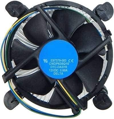 BHARTI TECHNOLOGIES CPU Cooling Fan with Aluminium Heatsink/Socket LGA 1155/1150/ 1156 Compatible With Intel Stock Fan BHARTI TECHNOLOGIES CPU Cooling Fan with Aluminium Heatsink/Socket LGA 1155/1150/ 1156 Compatible With Intel Stock Fan