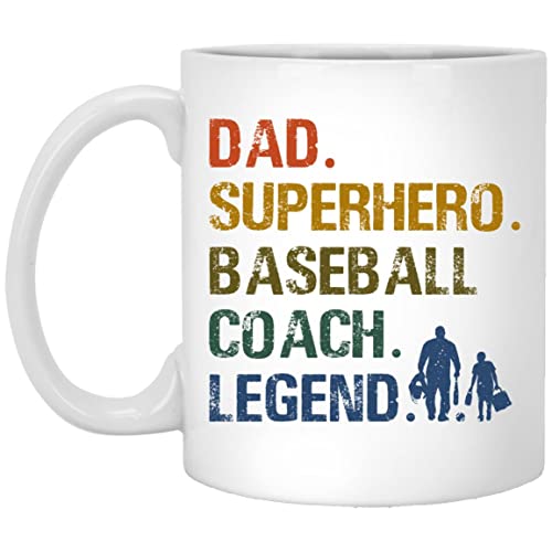 Baseball Coach Dad Mug 11oz - Father’s Day Gift