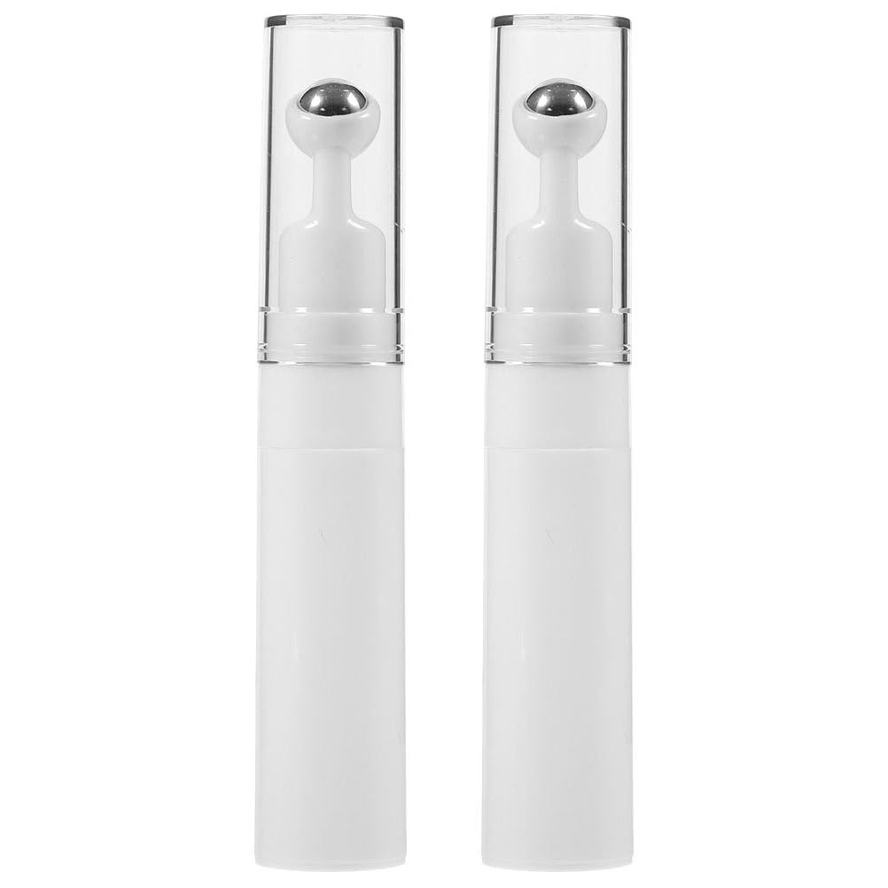 Flacon applicateur de crème pour les yeux avec bille massante étanche 15 ml