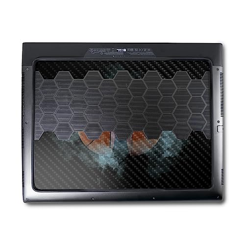 Image of MightySkins Carbon Fiber Skin Compatible With Alienware M18 R1 (2023) Full Wrap Kit - Basketball Orb | Protective Durable Textured Carbon Fiber Finish | Easy To Apply & Change Styles | Made in the USA