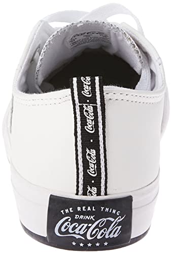 Tênis Coca-Cola Shoes, Atlanta Leather Coke, adulto-unissex, Branco, 36