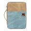 Khaki and Light Blue