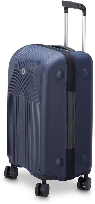 Image of DELSEY PARIS ORDENER 77 cms Large Check-in Polypropylene Hard Sided 8 Wheels Spinner Suitcase /Trolley Bag for Travel with TSA Lock- Blue