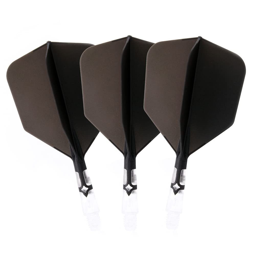 CUESOUL Rost T19 Eje de dardo Integrado y Forma de alas Grandes, Juego de 3 - 5