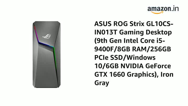 ASUS ROG Strix GL10CS Intel Core i5-9400F 9th Gen Gaming Desktop
