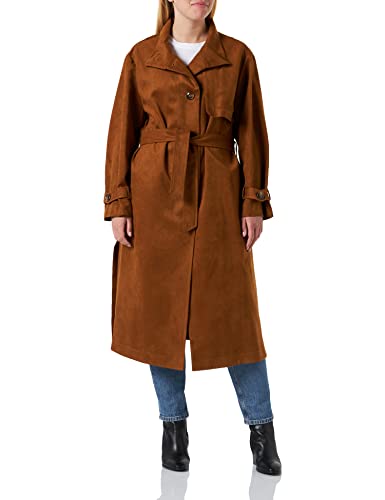 Trenchcoat Sisley d'une qualité exceptionnelle en marron 30D taille 40