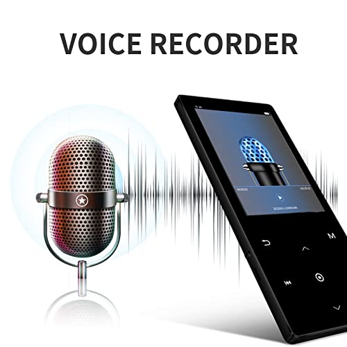 32Gb Mp3 Player With Bluetooth 5.0，Tengsen Mp3 Mp4 Player For Kids,Portable Digital Lossless Music Players With Fm Radio,Built-In Hd Speaker,Voice Recorder, Hifi Sound, E-Book #TOP3