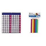 Las tarjetas son de diferente color en cada lado para reforzar los patrones numéricos