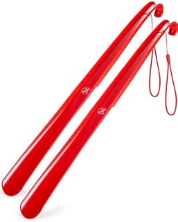 Lakeston Extra Long Handled Shoe Horn - Straight & Sturdy Long Shoe Horn for Elderly & Anyone With Mobility Issues