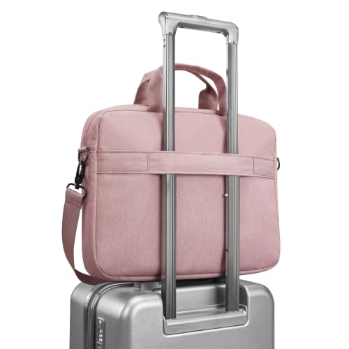 Lenovo 16" Laptop Bag T210 (ECO), Water-Resistant Laptop Sleeve Case with EVA Protective Padding, Dual Compartments, Travel Strap, Eco-Friendly Recycled Material, Fits Up to 16-Inch Laptops, Pink - image 9
