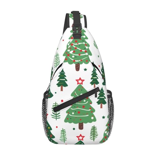 Bolso bandolera verde para mujer y hombre ligero ajustable miniatura 1