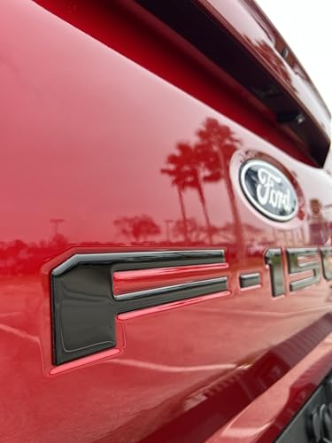 Image of F-150 Tailgate Emblem Letter Inserts - Compatible with 2021-2026 F-150