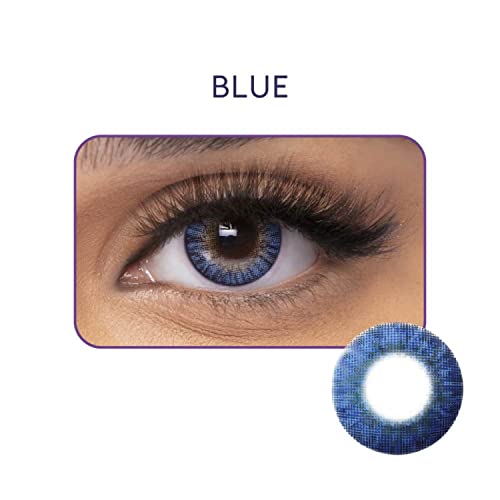 Image of Freshlook Colorblends - Monthly Color Contact Lenses (-00.00, Blue, Pack of 2) | From Alcon