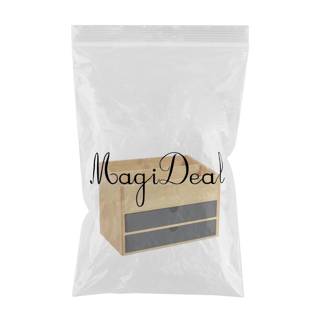LOOM TREE® Makeup Holder Cosmetic Organizer Drawer Storage Jewellery Box Black Double Layer | Household Supplies & Cleaning | Home Organization | Storage Bins & Baskets 4