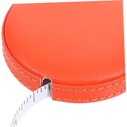Cinta Métrica Compacta Piel PU Naranja 1.5 m miniatura 5