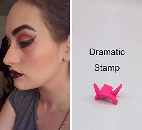 Lucktao Lazy Eye Shadow Applicator Silicon wing eyeliner Eyeshadow Stamp Crease (classic)