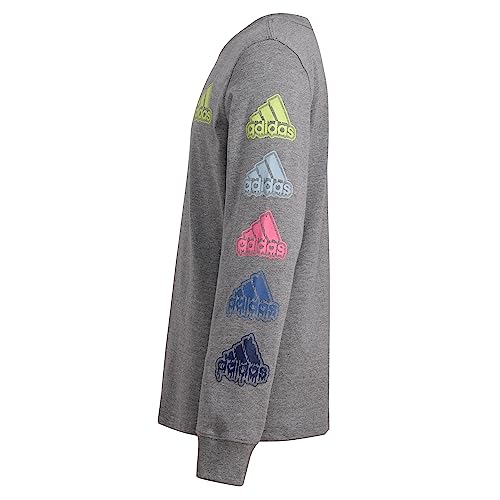 adidas Boys' Long Sleeve Cotton Small Bos Logo T-Shirt3