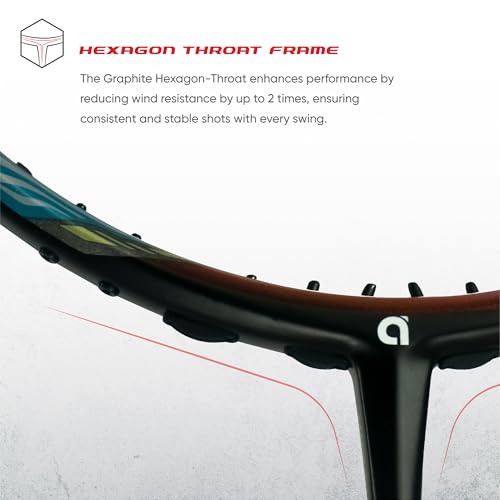 Apacs Attack 66 35LBS 5U Badminton Racket Red 15.88 kg - Image 6